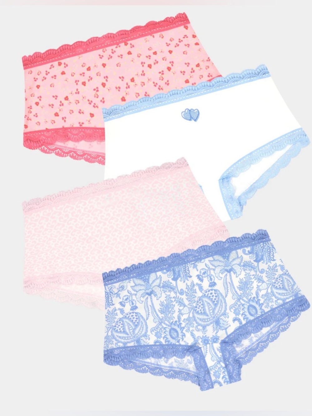 🩶ROLLER RABBIT PASTEL CORE BOYSHORT 4 PACK - NWT🩶 - Picture 3 of 10
